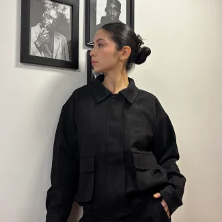 Jacket Bomber Negra